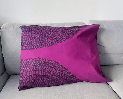 Marimekko Pillow Cover Purple Cushion Cover Geometric PillowCase • $29.38