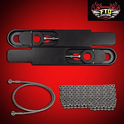 2006 GSXR 1000 Swingarm Extensions Kit 12  Long 530 Chain And 36  Brake Line • $348