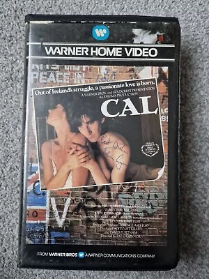 Warner Big Box Vhs Film - Cal - Signed By Actor John Lynch  - Pre Cert - Tested • £7.19