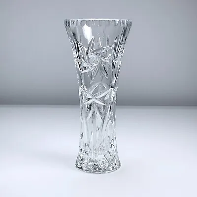 Vintage Lenox European FULL Lead Crystal Traditional Flared Star Design Vase • $22.89