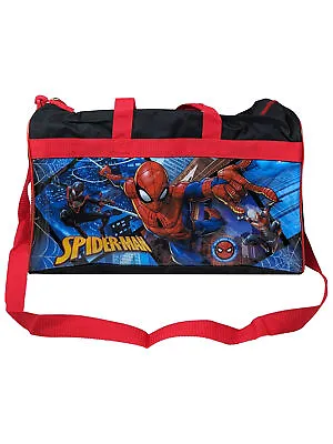 Spider-Man Duffel Bag 17  Marvel Boys Carry-On Miles Morales Spider-Man 2099 • $21.50