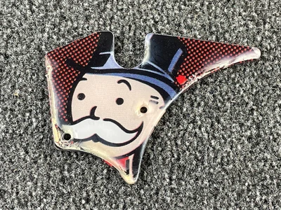 $18.77 • Buy Stern Monopoly Pinball Machine Playfield Plastic -13 NOS