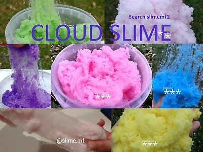 $12.99 • Buy SNOW SLIMES SCENTED Fluffy CLOUD SLIMES Cloud Creams ICEE SLIMES  Slimemf1 8 Oz 
