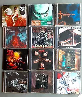 Death Metal Lot Of 10 CD'sDanzigDisturbedDismemberDevil DriverReptilian Dea • $99