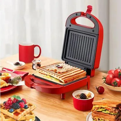 Sandwich Maker Egg Cake Oven Breakfast Machine Electric Waffle Maker • £31.03