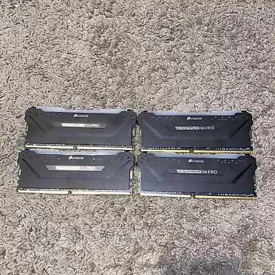 CORSAIR Vengeance RGB Pro 64GB (4x16GB) DDR4 3200MHz Memory Kit! QUALITY! • $119.99