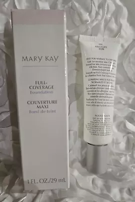 Mary Kay Full Coverage Liquid Foundation 1 Fl Oz Shade Bronze 808 Gray Cap • $14.10