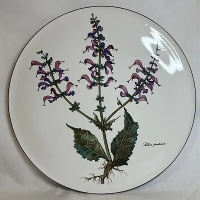 Villeroy & Boch Botanica (Purple Salvia Pratensis) 12” Cake Plate • $69.99