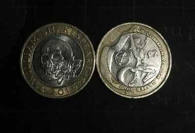 £10 • Buy Commonwealth Games 2002 £2 Scotland W/ Shakespeare Tragedies £2