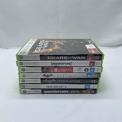 7 X Xbox 360 Video Game Bundle All Complete With Manuel’s  - Free Post - Aus • $59.95