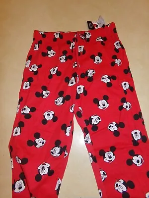 Disney Mickey Mouse Lounge PJ Pants Sz Medium NWT • $24.99