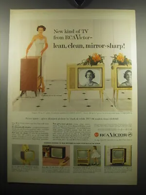 1957 RCA Victor Televisions Advertisement - Longport 21T8425 Garvey 21T8467 • $19.99