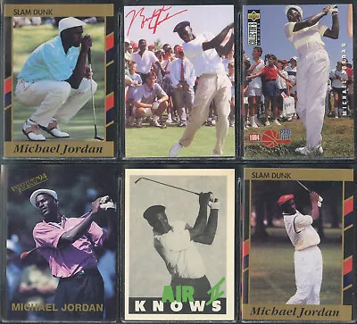 GOLF 6 CARD LOT ODDBALL 90s PROMO MICHAEL JORDAN UPPER DECK 1994 • $4.23
