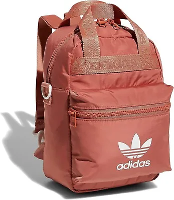 Adidas Originals Micro Backpack Small Mini Travel Bag Clay Strata Brown/White • $59.82