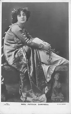 Postcard - Edwardian Actress - Mrs Patrick Campbell -  J Beagles & Co • £2.99