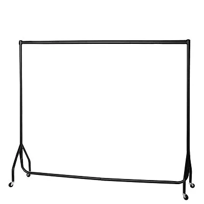 6FT Heavy Duty Metal Garment Clothes  Display Market Rail Stand Free Extension  • £39.95