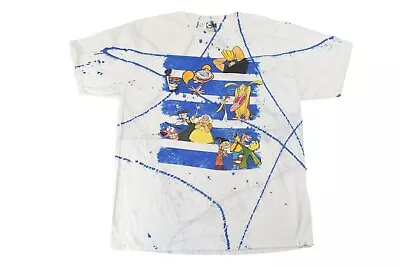 Cartoon Network Mens Johnny Bravo Ed Edd & Eddy Splatter T-Shirt New L XL • $9.99