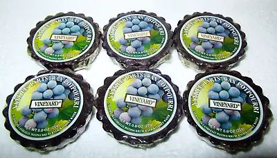 LOT OF 6 Yankee Candle Retired  VINEYARD  Tarts Wax Melts ~ Fruit ~RARE ~ NEW • £33.73