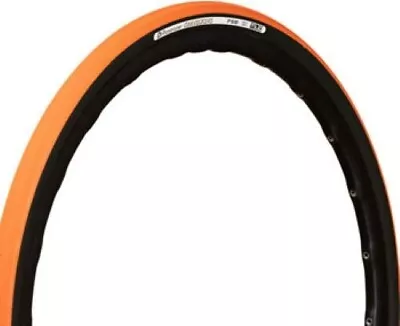 Panaracer GravelKing Slick Tire - 700 X 38 Tubeless Folding Sunset Orange/BLK • $60.99