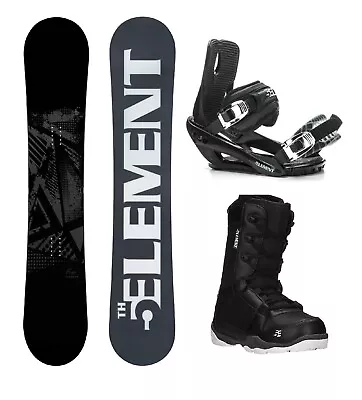 5th Element Forge Complete Snowboard Package With BK/SI Bindings And Black Boots • $379.97