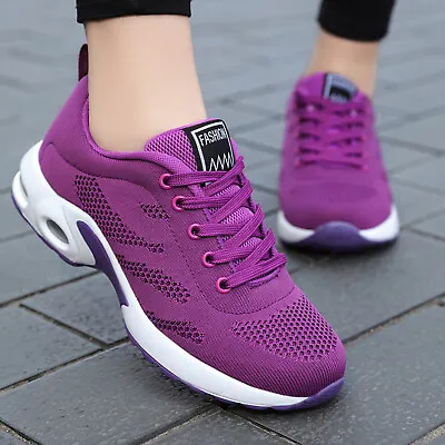 Zapatos Tenis Deportivos De Mujer Zapatillas Deportivas Para Caminar Correr • $19.43