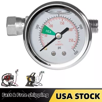 580495 0580495 HEA Pressure Gauge For Titan Wagner Airless Paint Sprayer Gauge  • $45.99