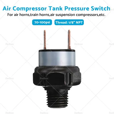 70psi ON 100psi OFF 12V 24V 1/8  NPT Air Compressor Tank Pressure Control Switch • $17.99
