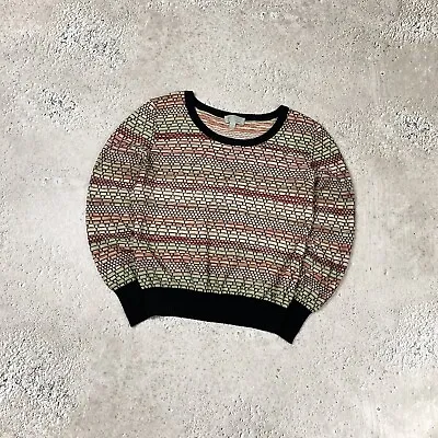 £79.19 • Buy Missoni Women's Designer 3d Knit Striped Multicolor Wool Sweater Top Size IT 48
