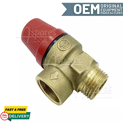 £9.95 • Buy Ferroli Optimax 25C 25S 3 Bar PRV Pressure Relief Safety Valve PRV 39800130
