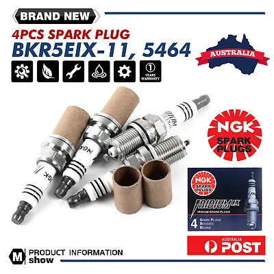 4pcs NGK BKR5EIX-11 Spark Plugs Iridium IX For Toyota Mitsubishi Mazda Saab • $70.99