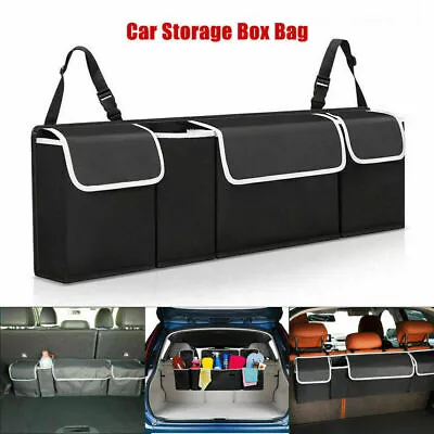 Car Trunk Organizer Oxford Interior Accessories Back Seat 4 Pocket Storage Bag A • $15.89