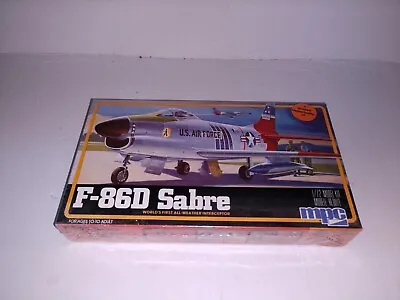 F-86D SABRE;  MPC # 4101; 1:72 Scale; 1982 Sealed Model Kit • $15.29