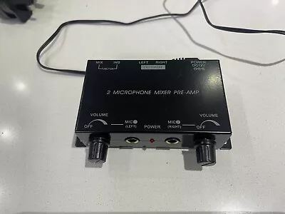 TNP 2 Channel Microphone Mini Audio Stereo Mixer  • £29.99