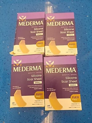 *Lot Of 4* Mederma SILICONE SCAR SHEETS Small 1.4 X 3  6/2025+ • $35