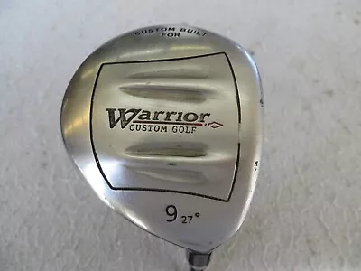 Nice Warrior Golf 27* 9 Wood Warrior Uniflex Graphite 41.5  Men Rh • $19.95