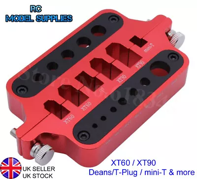 RC Soldering Station Clamp Jig Holder For Deans XT60 XT90 EC3 Bullet Connector • £11.95