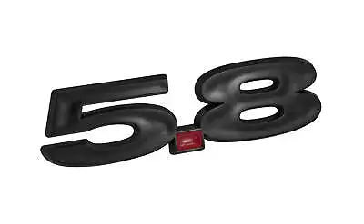 Ford Truck F150 Mustang 5.8 5.8L 351W V8 Gloss Black 5.25  Fender Emblem Badge • $12.13