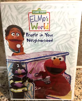 ELMO'S WORLD People In Your Neighborhood DVD / Ships Free Same Day With Tracking • $6.65