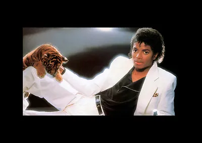 Michael Jackson 10 Music Legend Superstar Icon Tiger Picture White Suite Poster • $47.40