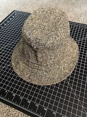 Vintage Kangol Design Donegal Tweed Wool Trilby Style Bucket Hat Size Small • $41.99