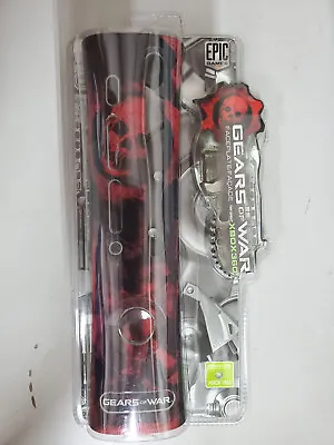 $48 • Buy Gears Of War W/ Red Skulls Xbox 360 Faceplate Madcatz NEW Sealed