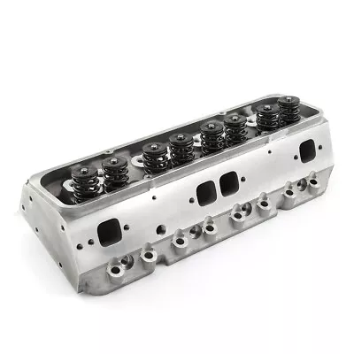 Complete Assembled SBC Chevy 350 195cc 64cc Aluminum Cylinder Head Straight • $347.37