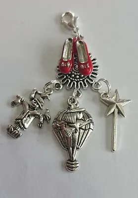£5.85 • Buy Wizard Of Oz Clip On Bag/keys Charm Dorothy's Ruby Slippers Scarecrow Witch Wand