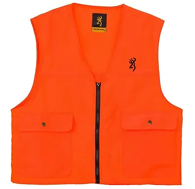 $22.99 • Buy Browning Safety Shooting/Hunting Vest Blaze Orange 3051000103 Large