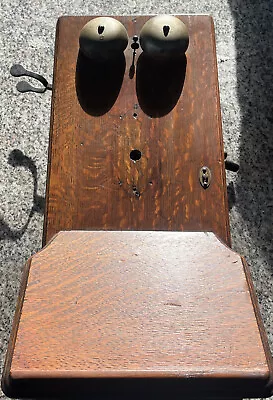 Western  Electric  Oak Model 317P Magneto Wall Phone (Read Description) • $75