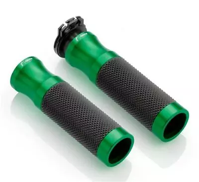 Rizoma Sport Billet Aluminium Kawasaki Green Handlebar Grips Clip On Grip Race • $93.58