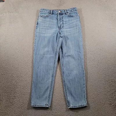 H&M Jeans Womens 6 Blue Denim Straight Comfort Normcore Classiccore Y2K Style • $15