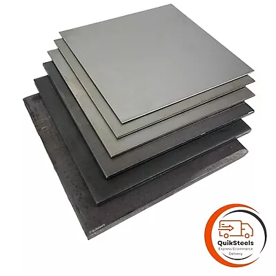 Mild Steel Sheet Plate 0.8mm 1mm 1.2mm 1.5mm 2mm 3mm 4mm 5mm 6mm 8mm Mild Steel • £28