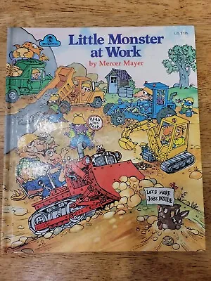 Little Monster At Work Book Vintage Hardcover 1978  Mercer MayeFriday.... • $20