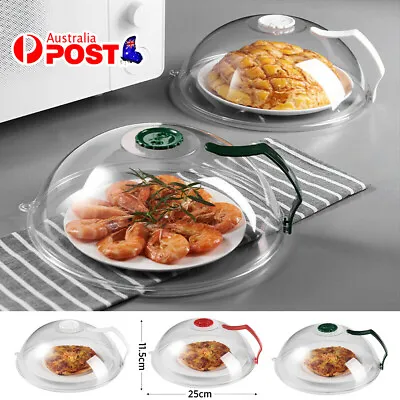 $13.99 • Buy Microwave Food Dish Anti-Splatter Cover Guard Lid With Steam Vents Plate Covers